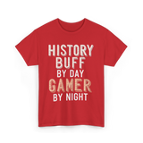 History Buff Gamer Costume T-Shirt - Red