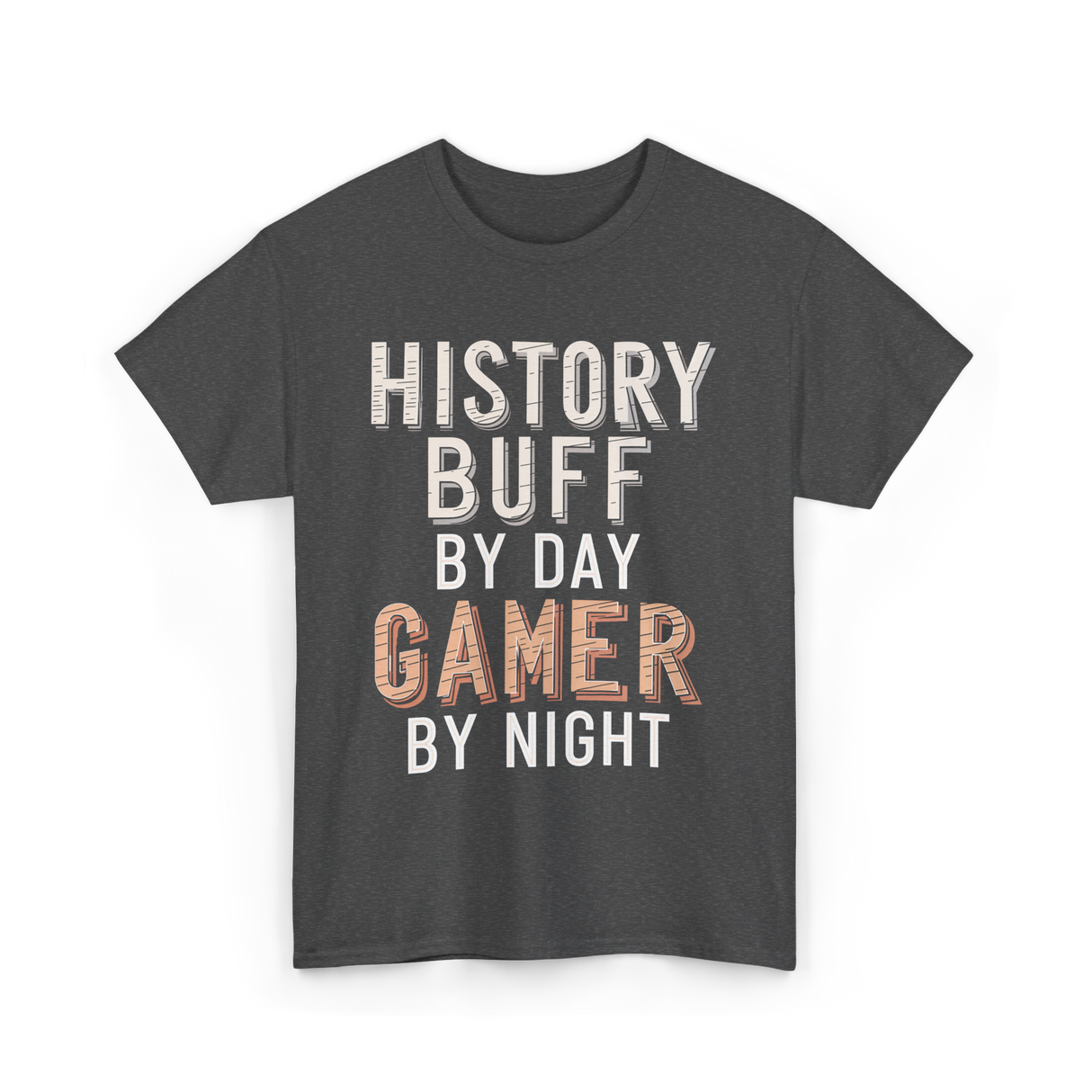 History Buff Gamer Costume T-Shirt - Dark Heather