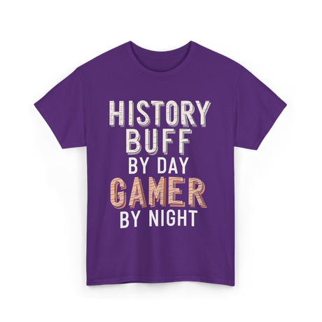 History Buff Gamer Costume T-Shirt - Purple