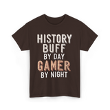 History Buff Gamer Costume T-Shirt - Dark Chocolate