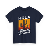 Hola Family Vacation T-Shirt - Navy