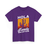 Hola Family Vacation T-Shirt - Purple