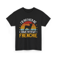 Home With My Frenchie Dog T-Shirt - Black