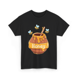 Honey Beekeeping Bees Hive T-Shirt - Black