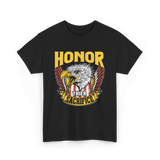 Honor Their Sacrifice Veteran Tribute T-Shirt - Black