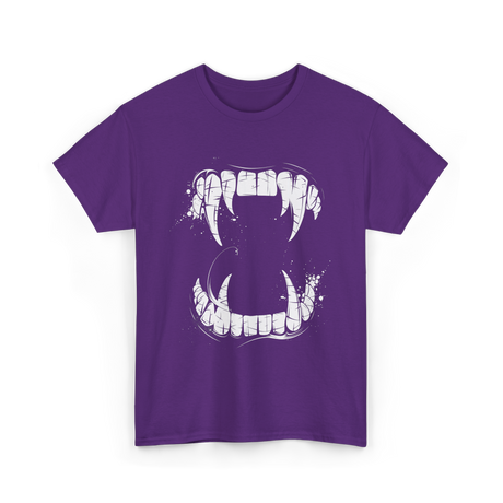 Horror Design Monster T-Shirt - Purple