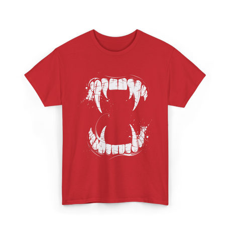 Horror Design Monster T-Shirt - Red