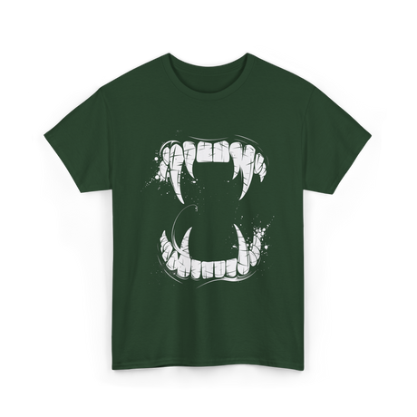 Horror Design Monster T-Shirt - Forest Green