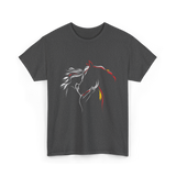 Horse Lady Horse Love T-Shirt - Dark Heather