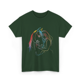 Horse Lover Equestrian Ride T-Shirt - Forest Green