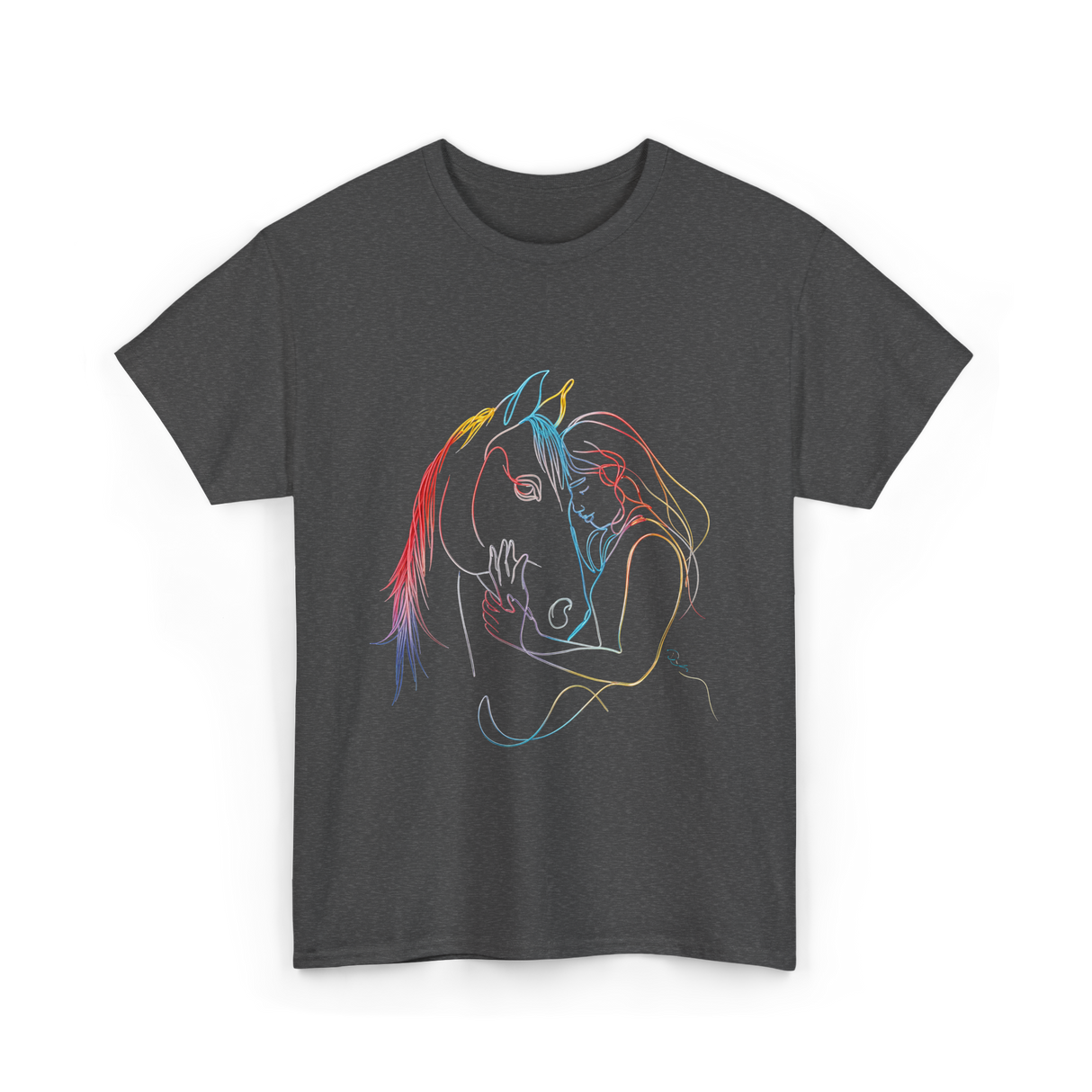 Horse Lover Equestrian Ride T-Shirt - Dark Heather