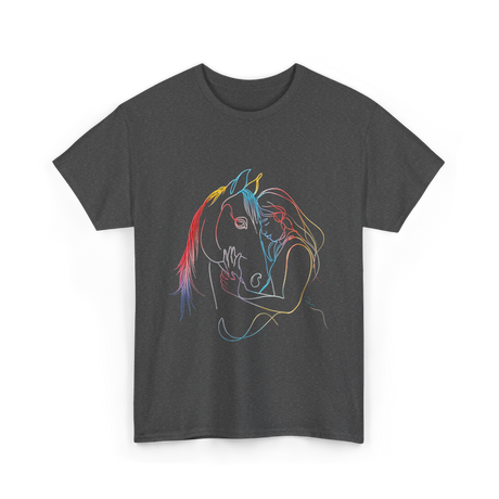 Horse Lover Equestrian Ride T-Shirt - Dark Heather