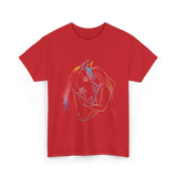 Horse Lover Equestrian Ride T-Shirt - Red