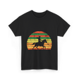 Horse Riding Cowboy Ranch T-Shirt - Black