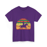 Horse Riding Cowboy Ranch T-Shirt - Purple