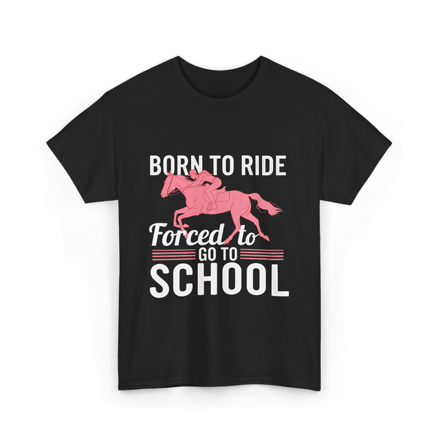 Horse Riding T-Shirt - Black