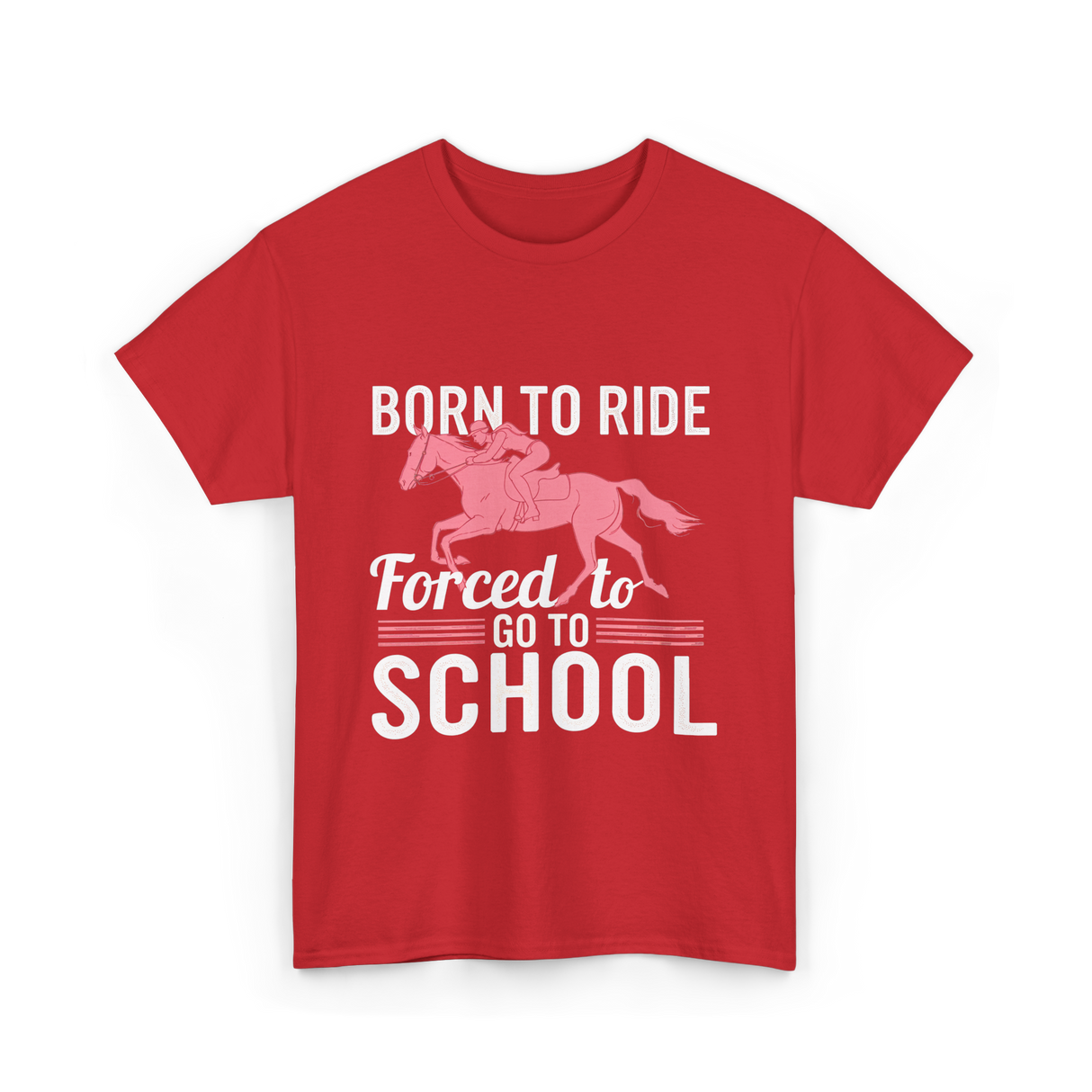 Horse Riding T-Shirt - Red