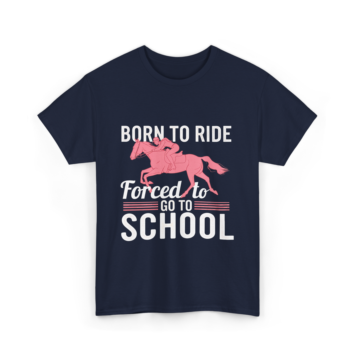 Horse Riding T-Shirt - Navy