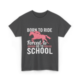 Horse Riding T-Shirt - Dark Heather