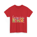 hospice nurse appreciation nurse T-Shirt - Red