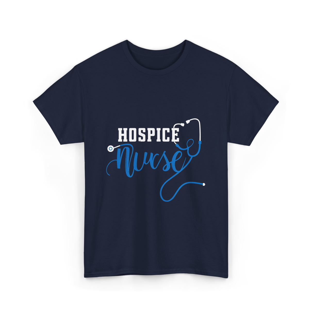 Hospice Nurse Caregiver Nurse T-Shirt - Navy