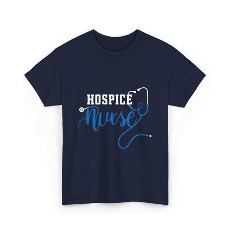 Hospice Nurse Caregiver Nurse T-Shirt - Navy