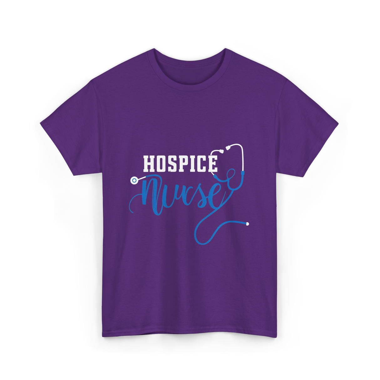 Hospice Nurse Caregiver Nurse T-Shirt - Purple