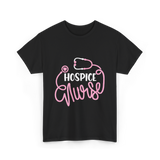 Hospice Nurse Nursing Care T-Shirt - Black