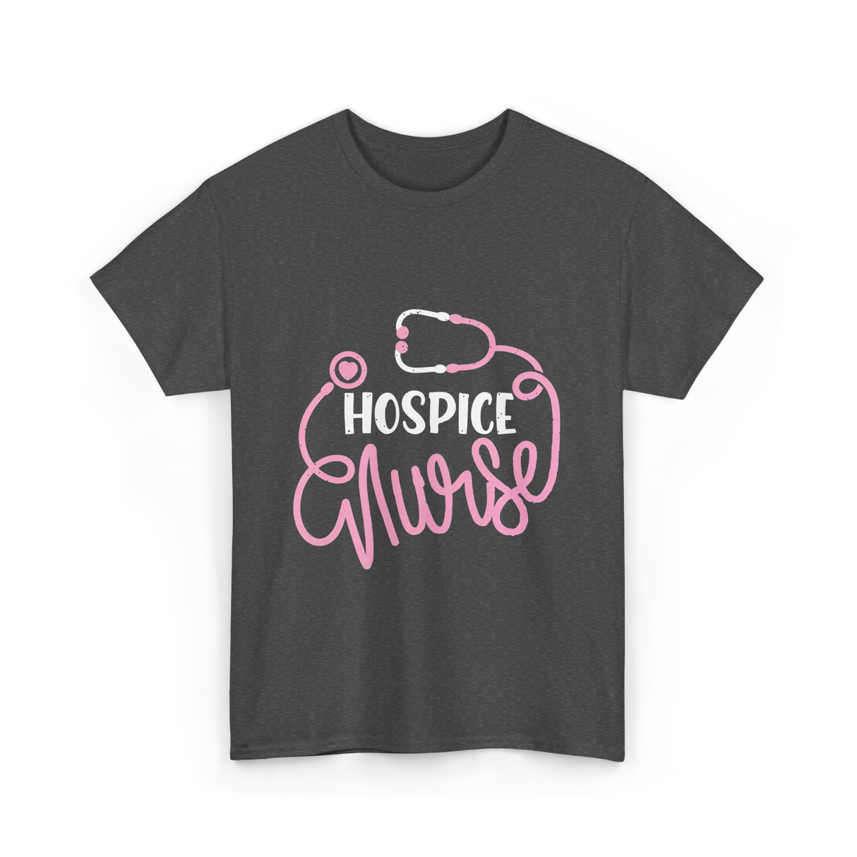 Hospice Nurse Nursing Care T-Shirt - Dark Heather