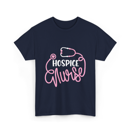 Hospice Nurse Nursing Care T-Shirt - Navy