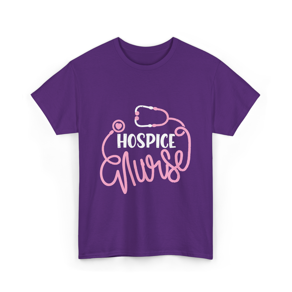 Hospice Nurse Nursing Care T-Shirt - Purple