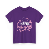 Hospice Nurse Nursing Care T-Shirt - Purple