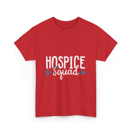 Hospice Squad Hospice Care Team T-Shirt - Red