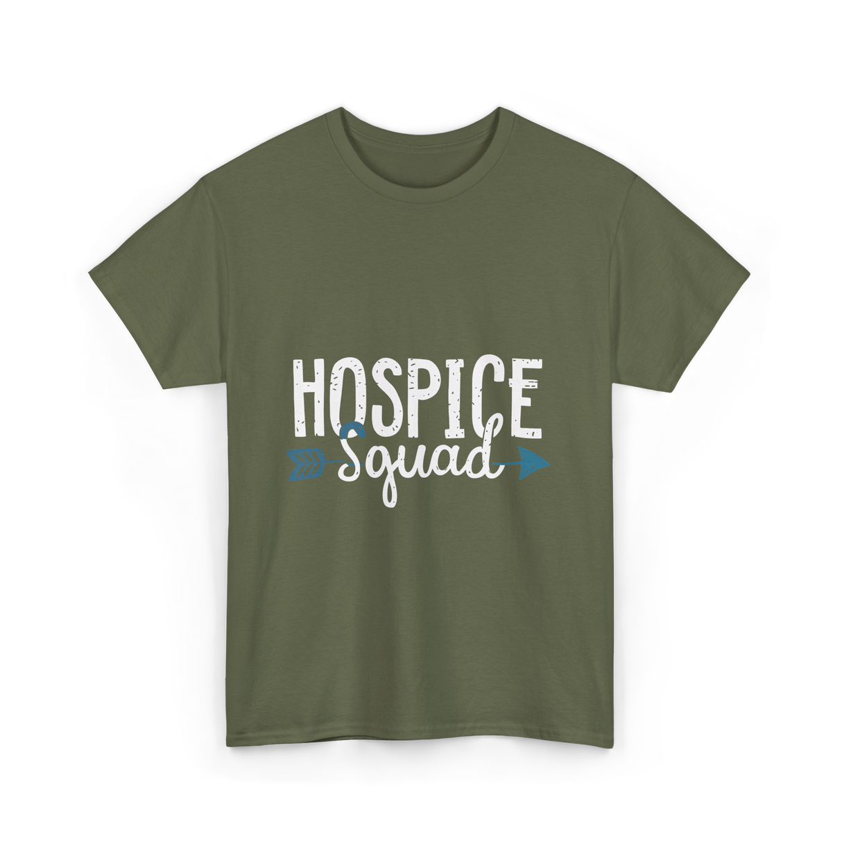 Hospice Squad Hospice Care Team T-Shirt - Military Green