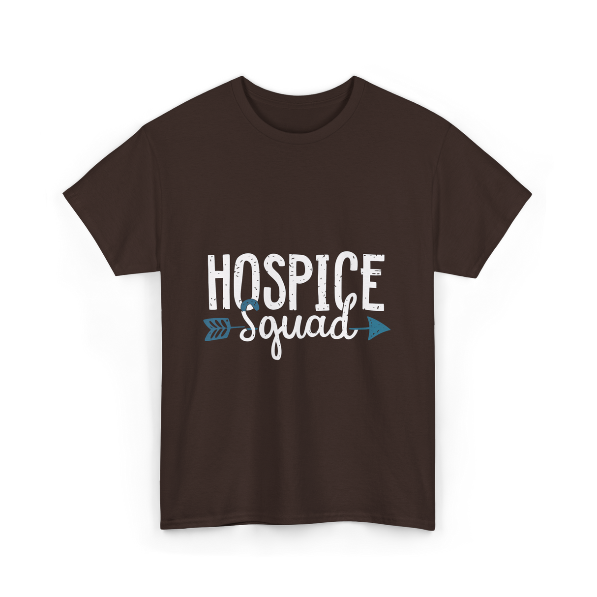 Hospice Squad Hospice Care Team T-Shirt - Dark Chocolate