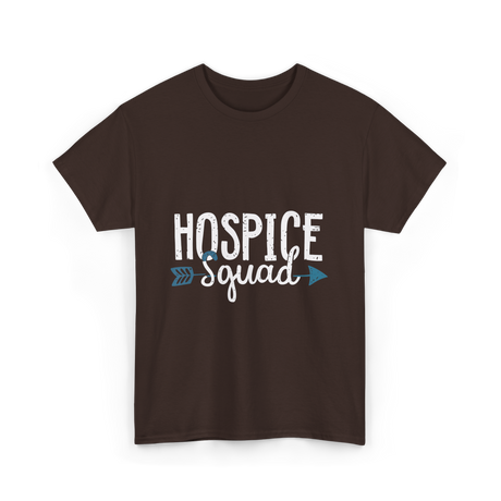 Hospice Squad Hospice Care Team T-Shirt - Dark Chocolate