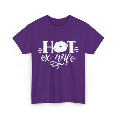 Hot Ex Wife Divorce Woman T-Shirt - Purple