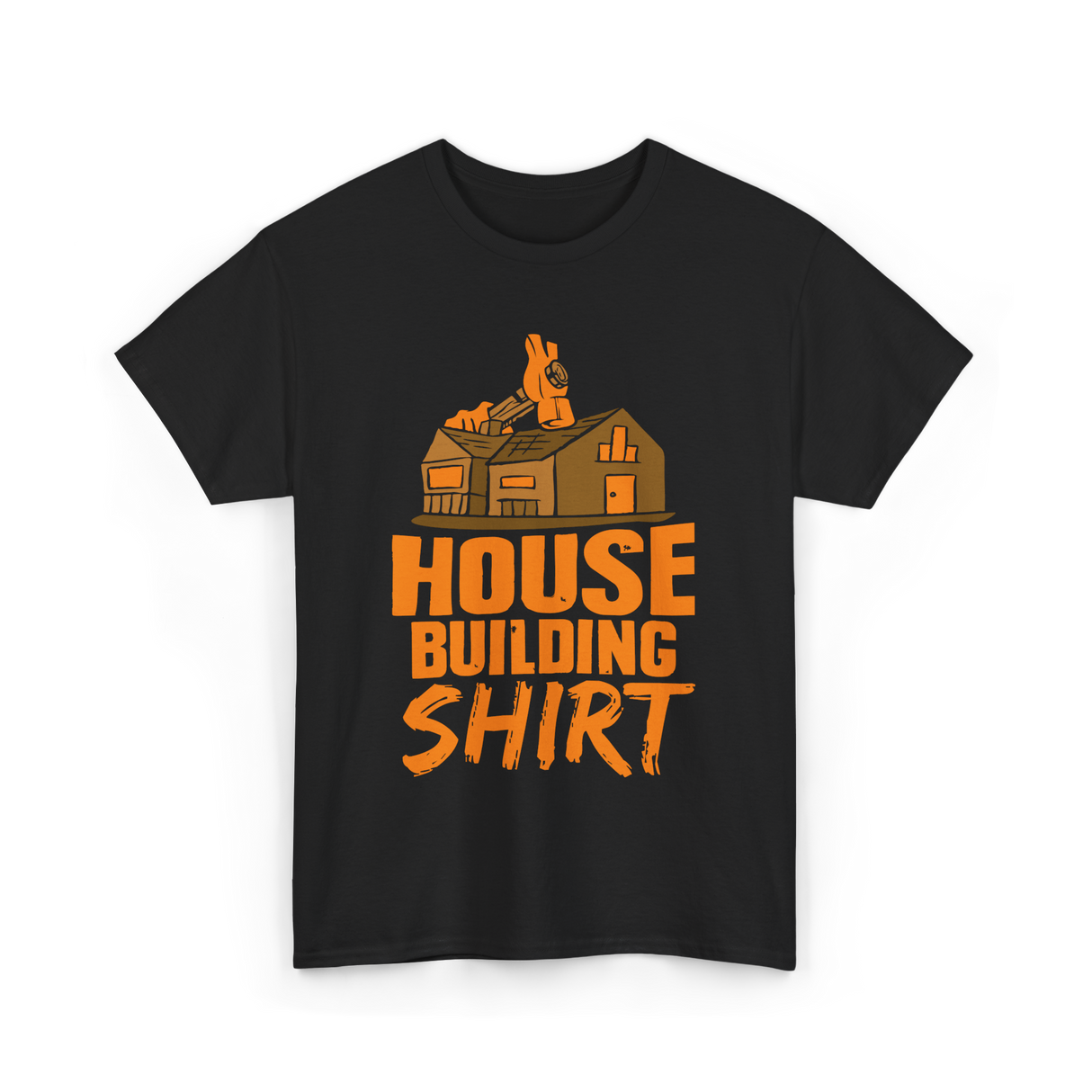 House Building Home Builder T-Shirt - Black