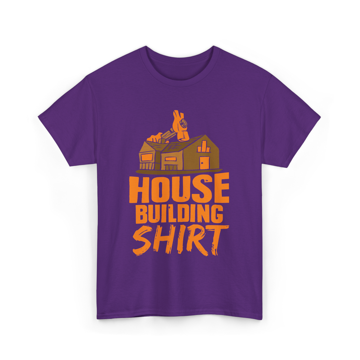 House Building Home Builder T-Shirt - Purple