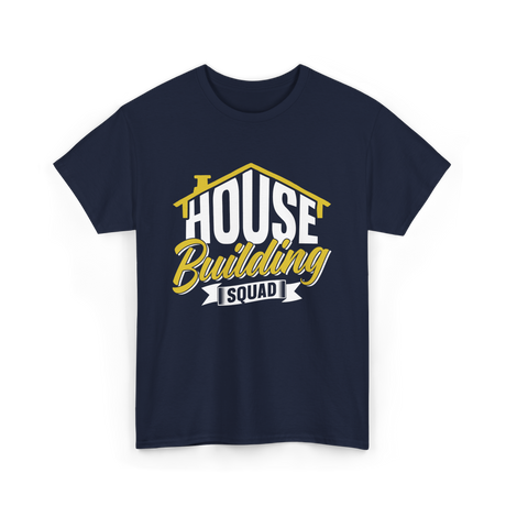 House Building Squad Construction T-Shirt - Navy