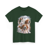 Howling at the Moon Beagle T-Shirt - Forest Green