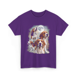 Howling at the Moon Beagle T-Shirt - Purple