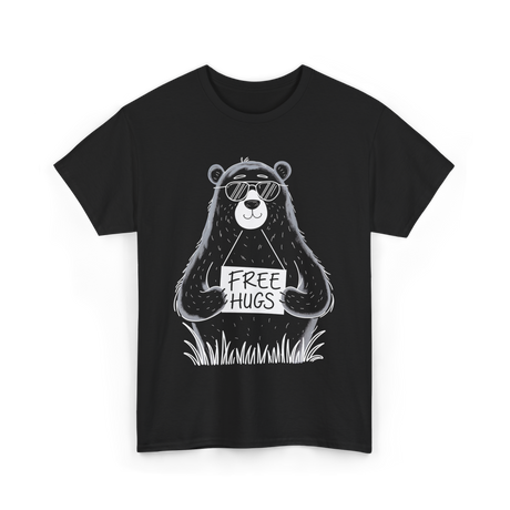 Hugs Bear Hugs T-Shirt - Black