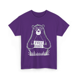 Hugs Bear Hugs T-Shirt - Purple