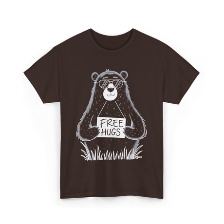 Hugs Bear Hugs T-Shirt - Dark Chocolate