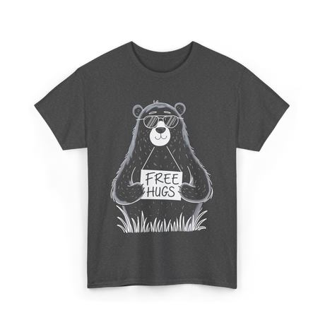 Hugs Bear Hugs T-Shirt - Dark Heather