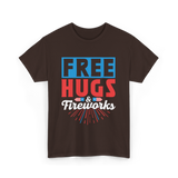 Hugs Fireworks Celebration T-Shirt - Dark Chocolate