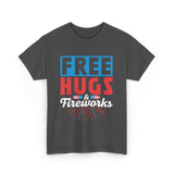 Hugs Fireworks Celebration T-Shirt - Dark Heather