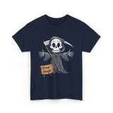 Hugs Grim Reaper T-Shirt - Navy