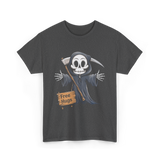 Hugs Grim Reaper T-Shirt - Dark Heather